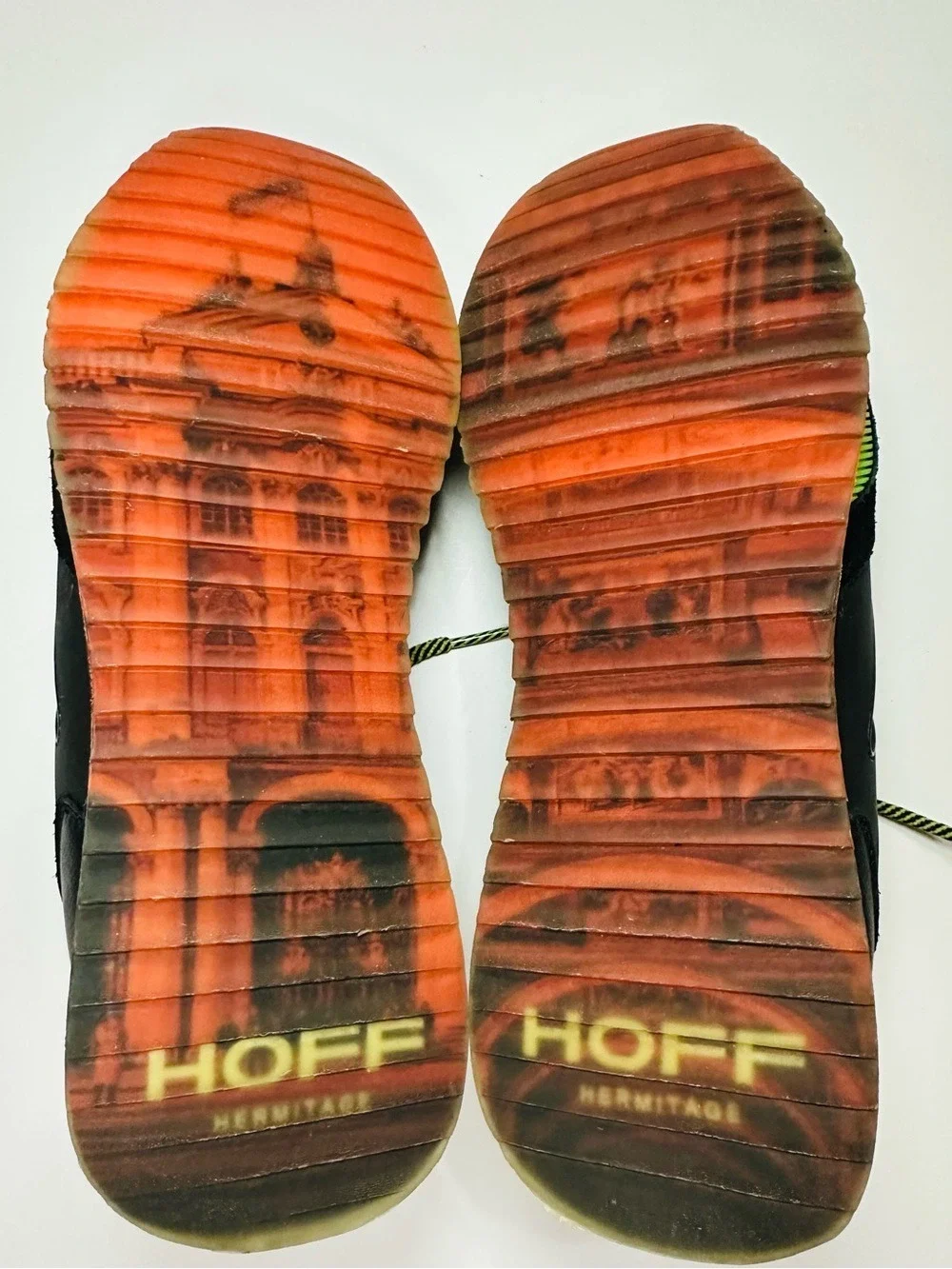 HOFF ART HERMITAGE SNEAKERS WOMENS US 9 EU 40 BLACK ORANGE GREEN MUSEUM SHOES